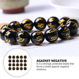 200 Pcs Six Character Beads DIY Jewelry Accessories Acrylic Amulet