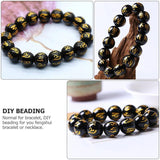200 Pcs Six Character Beads DIY Jewelry Accessories Acrylic Amulet