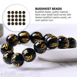 200 Pcs Six Character Beads DIY Jewelry Accessories Acrylic Amulet