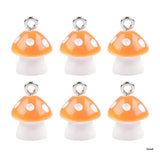Resin Mushroom Charms Pendant for Jewelry Making