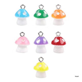 Resin Mushroom Charms Pendant for Jewelry Making