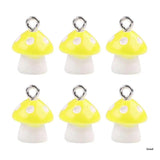 Resin Mushroom Charms Pendant for Jewelry Making