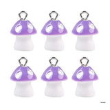 Resin Mushroom Charms Pendant for Jewelry Making