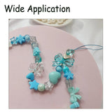 50pcs Acrylic Bowknot Beads for Jewelry Making DIY Crafts