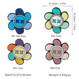 Mini Flowers Donuts Silicone Beads for DIY Jewelry Making