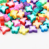 Mixed Butterfly Spacer Beads Polymer Clay for Jewelry Making DIY Bracelet
