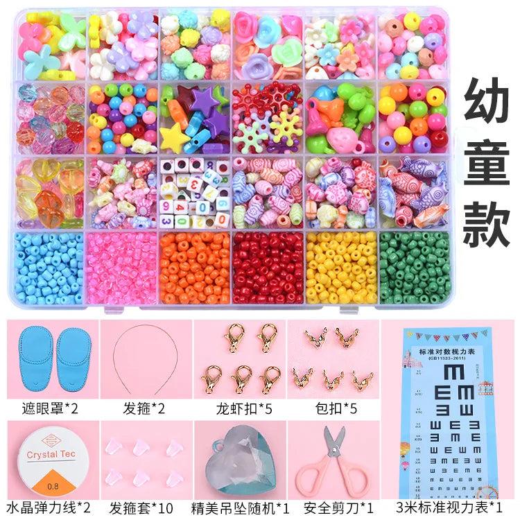 Glass Seed Beads & Polymer Clay Pearl Beads Kit for Crafts