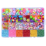 Glass Seed Beads & Polymer Clay Pearl Beads Kit for Crafts