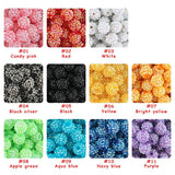 Resin Bayberry Ball Rhinestone Beads Spacer Bead for Jewelry