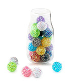 Resin Bayberry Ball Rhinestone Beads Spacer Bead for Jewelry