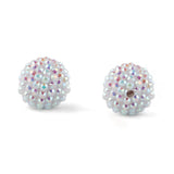 Resin Bayberry Ball Rhinestone Beads Spacer Bead for Jewelry