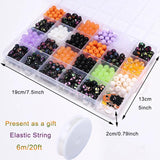 Skull Beads DIY Kit for Adults Bracelets Halloween Charms