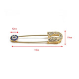 Evil Eye Brooch Pin for Women Girls