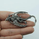 Vintage Sky Dragon Metal Brooch Pin Men Brooch