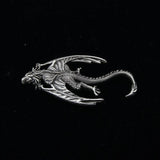 Vintage Sky Dragon Metal Brooch Pin Men Brooch