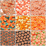 Orange Clay Beads 20pcs Polymer Clay Spacer Beads For Jewelry Making