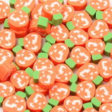 Orange Clay Beads 20pcs Polymer Clay Spacer Beads For Jewelry Making
