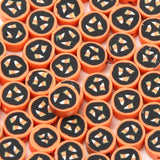Orange Clay Beads 20pcs Polymer Clay Spacer Beads For Jewelry Making