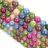 Tourmaline Jade Agate Rose Quartz Amazonite Stone Beads for Jewelry Making