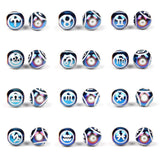 12 Constellation Zodiac Round Beads 10mm Crystal Glass Spacer Bead