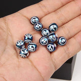12 Constellation Zodiac Round Beads 10mm Crystal Glass Spacer Bead