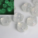 UV Crystal Glow Cat Paw Beads for Jewelry Making Bracelet DIY Decoration
