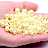 3-12mm round plastic pearl beads for jewelry making