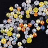 Acrylic Beads Mix Round 8-10mm for DIY Jewelry Making C0115