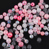 Acrylic Beads Mix Round 8-10mm for DIY Jewelry Making C0115