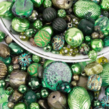 50g Vintage Mixing Beads Acrylic Beads for Phone Charms DIY Jewelry R0134