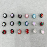 Crystal Diamonds Oval Beads for DIY Jewelry Earrings Necklace