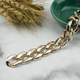 UV Plating Metal Acrylic Assemble Beads Link Buckle DIY Jewelry Handbag Decor
