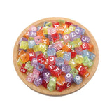 Mini Acrylic Square Letter Beads for DIY Craft Making