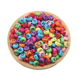 Mini Acrylic Square Letter Beads for DIY Craft Making