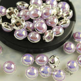 100p AB Colors Half Pearls Rhinestone Beads Sewing On Rhinestones