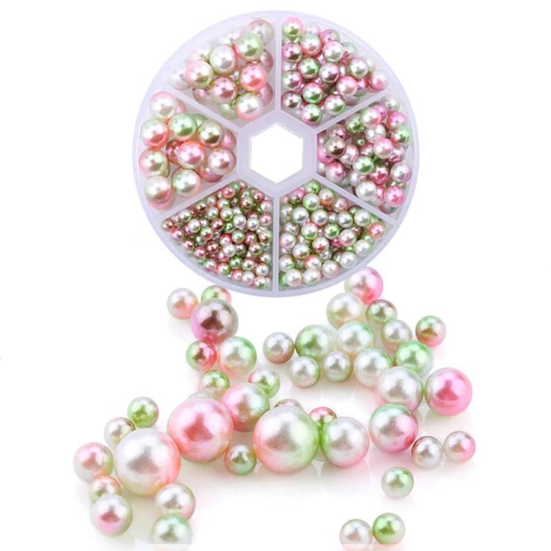 Acrylic Pearls Round Beads for Jewelry Making DIY Garment, Loose Beads