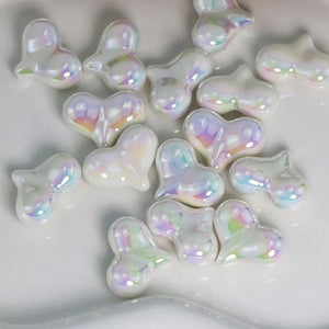 Love Heart Beads Jewelry Making DIY Decorations Accessories