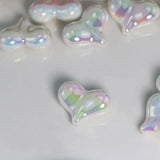 Love Heart Beads Jewelry Making DIY Decorations Accessories
