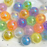 Luminous Glow Round Loose Spacer Beads For Jewelry Making DIY Bracelet