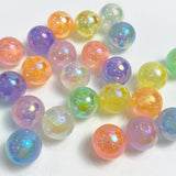 Luminous Glow Round Loose Spacer Beads For Jewelry Making DIY Bracelet