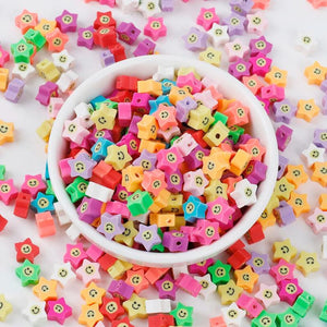 10mm Painted Bead Polymer Clay Beads For DIY Jewelry C0970