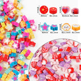10mm Painted Bead Polymer Clay Beads For DIY Jewelry C0970