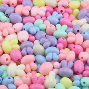 Acrylic Animal Head Beads for Jewelry Making DIY Clothing Decor