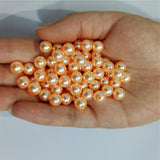 3-12mm Straight Hole Round Plastic Pearl Beads