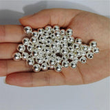 3-12mm Straight Hole Round Plastic Pearl Beads