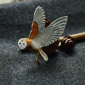 Enamel Alloy Owl Lapel Pin Decorative Pin