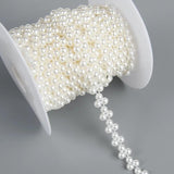Double Cotton Pearls Bead Chain Trim for Party