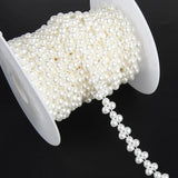 Double Cotton Pearls Bead Chain Trim for Party