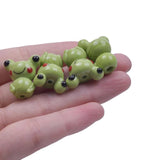 4pcs Glass Animal Beads for Jewelry Making Lampwork Piercing Beads