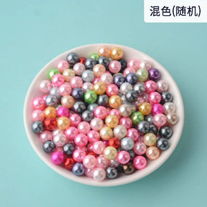 3-10mm Pearl DIY Plastic Beads for Jewelry Making 23 No Holes
